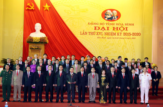 Đại hội đại biểu Đảng bộ tỉnh Hòa Bình lần thứ XVI, nhiệm kỳ 2015 - 2020